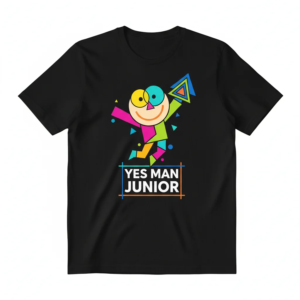Yes Man Junior Essential T-Shirt – Soft Ring-Spun Cotton, Youth Retail Fit