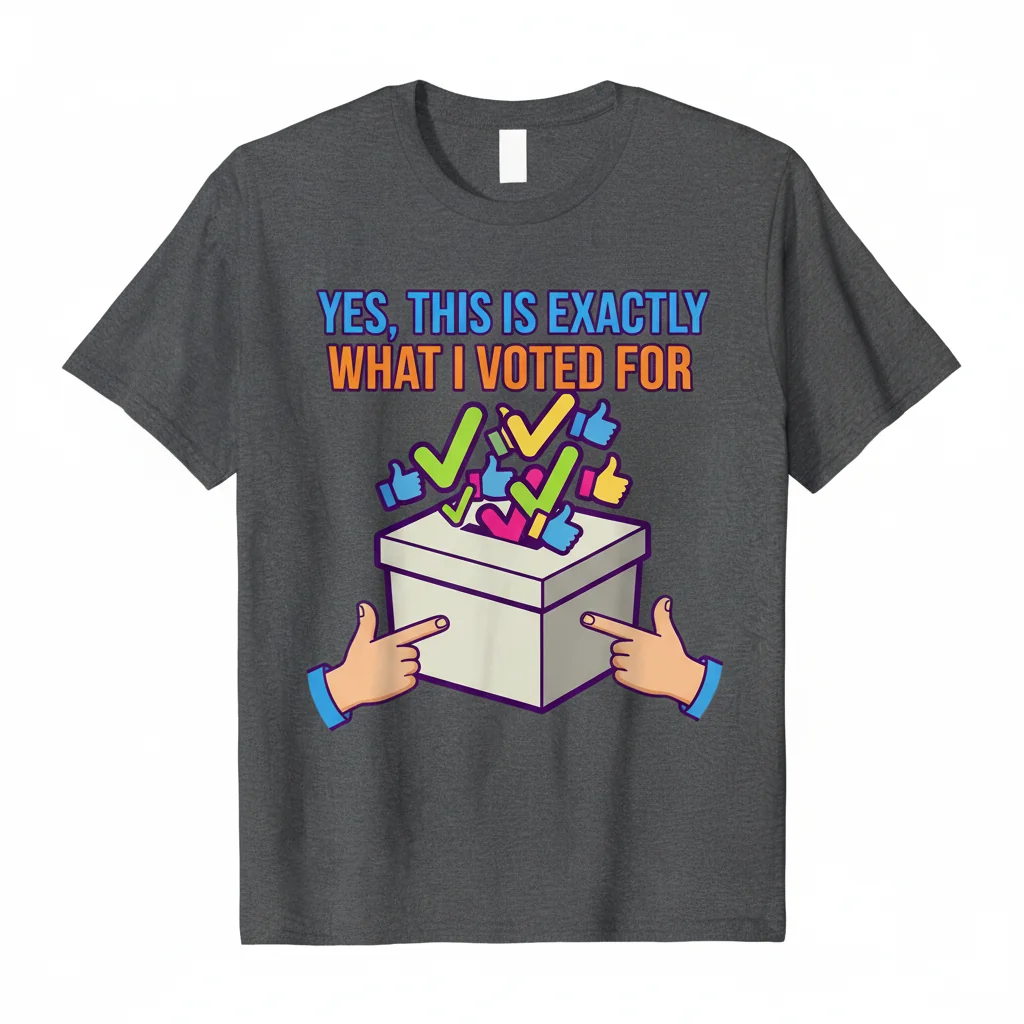 Durable & Comfortable "Yes, This Is Exactly What I Voted For" Essential T-Shirt – Fade-Resistant Print