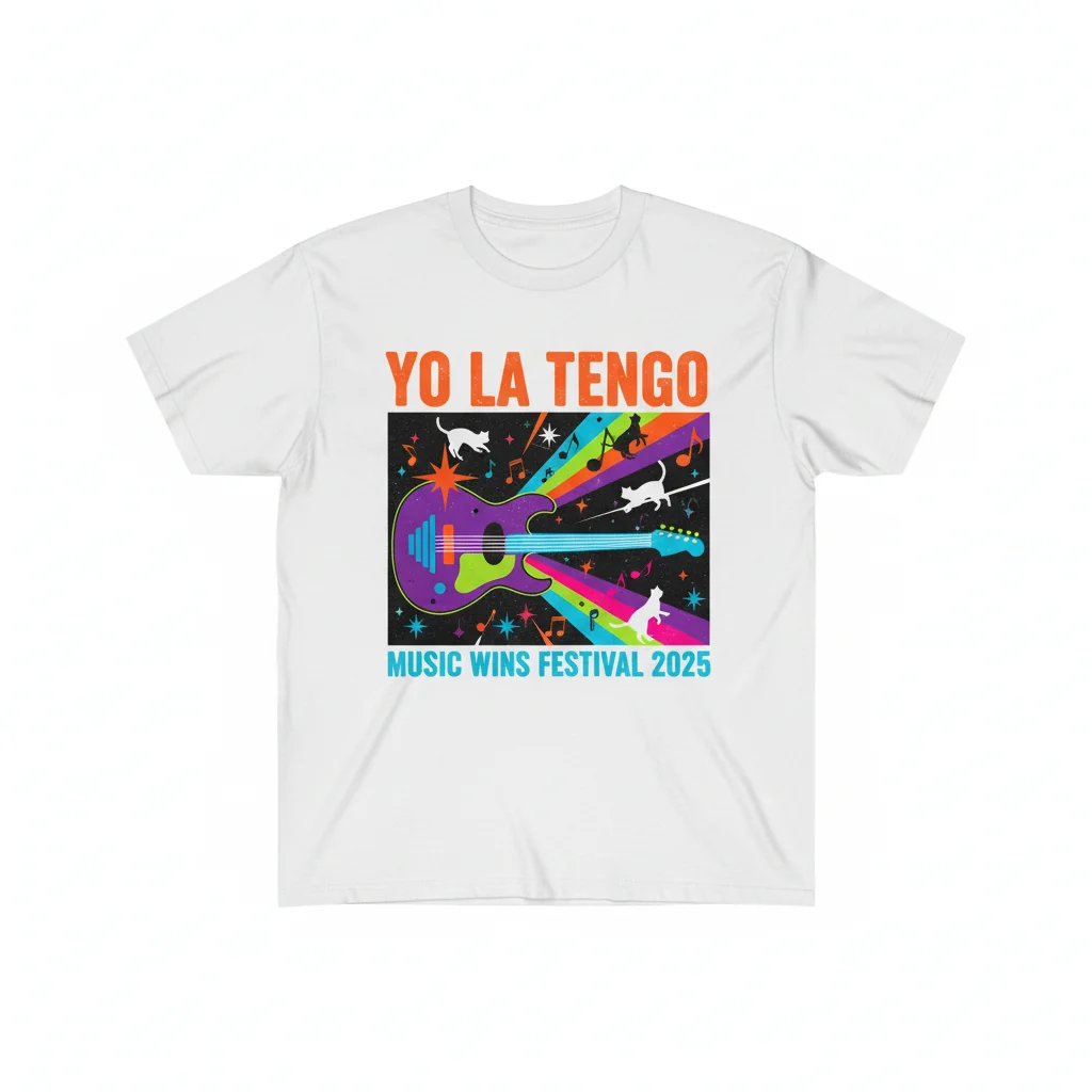 Yo La Tengo Music Wins Festival 2025 T-Shirt – Official Band Apparel