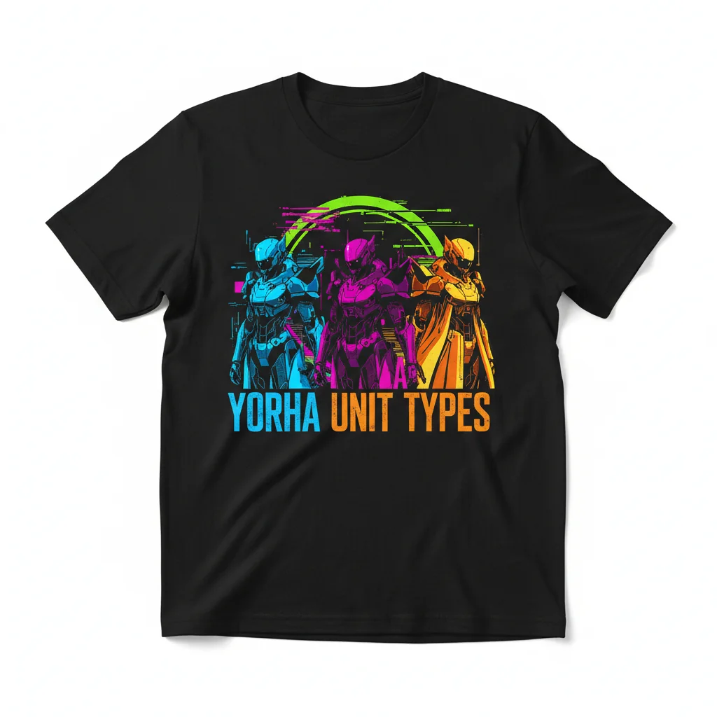 Yorha Unit Types / Nier Automata Essential T-Shirt - Premium Gaming Tee