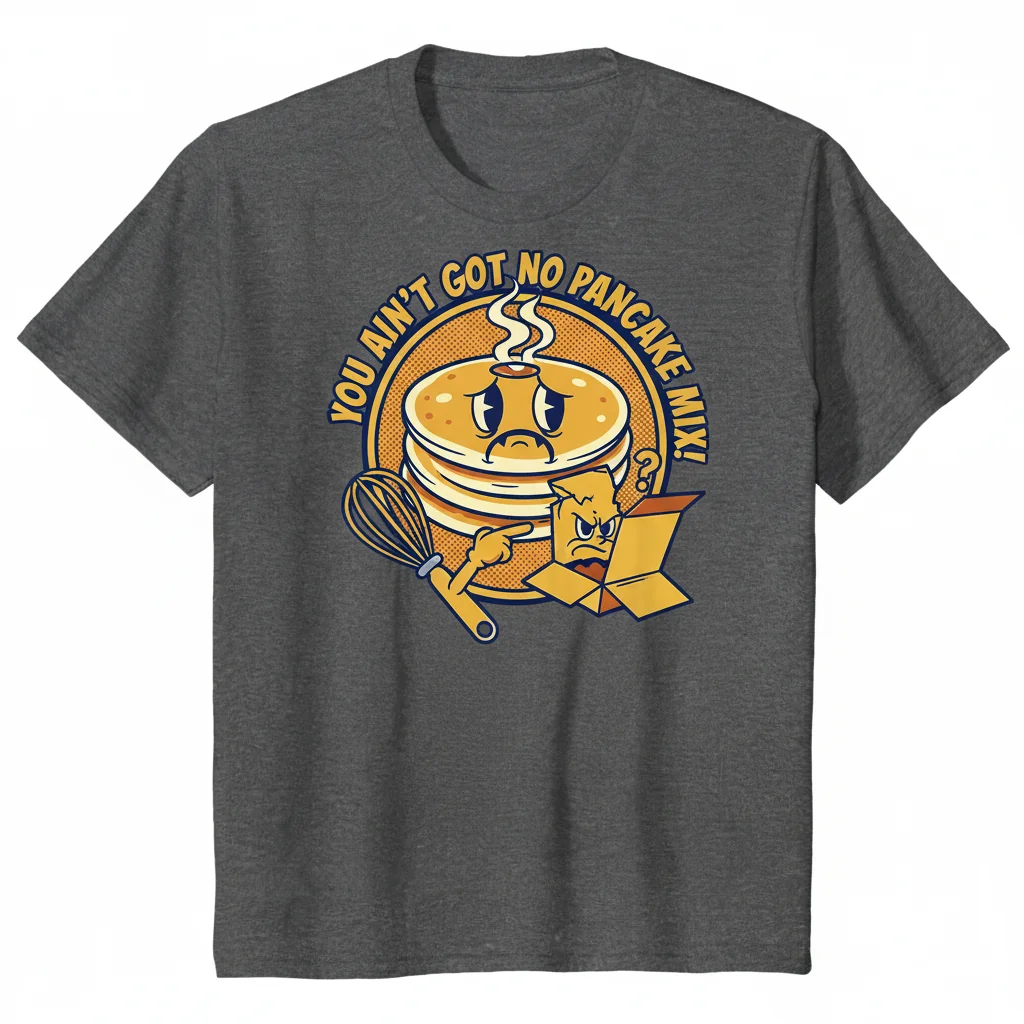 You Ain't Got No Pancake Mix Essential T-Shirt | Funny Foodie Graphic Tee