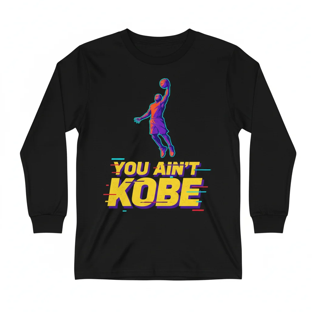 Embrace the Spirit: 'YOU AIN'T KOBE' Long Sleeve Tee