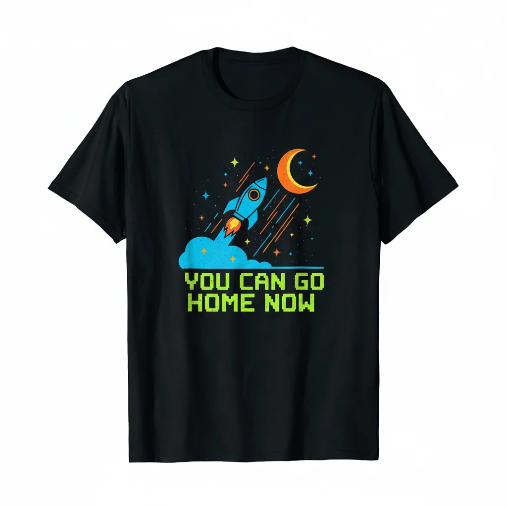 You Can Go Home Now T-Shirt - Comfortable & Stylish Essential Tee