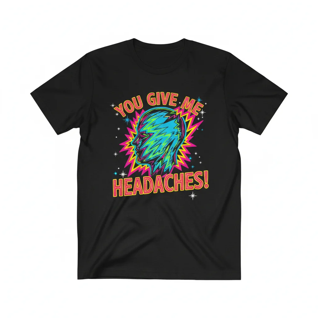 Durable & Comfortable: "You Give Me Headaches!" Essential T-Shirt