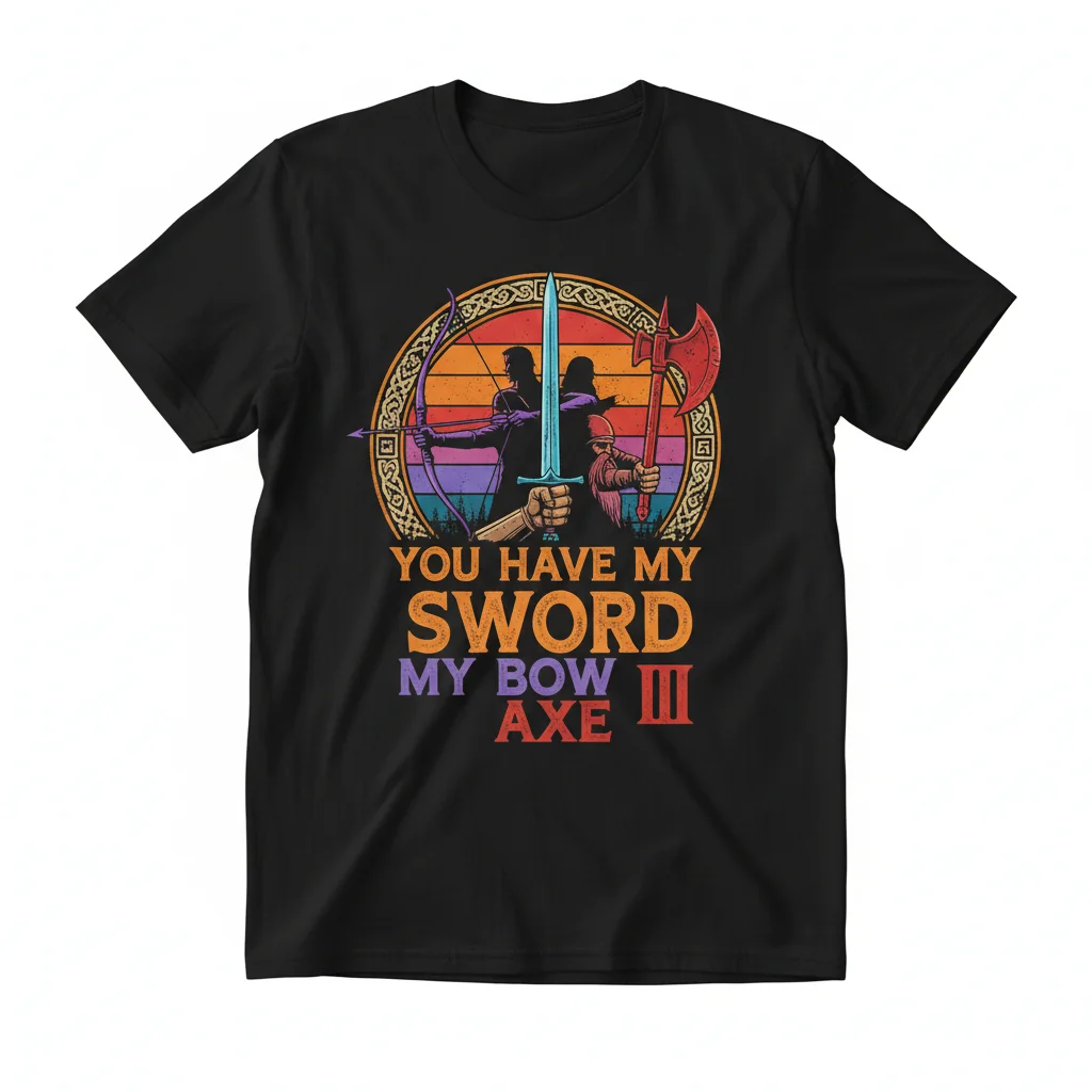 Your Sword, Bow & Axe III - Essential Street Tee