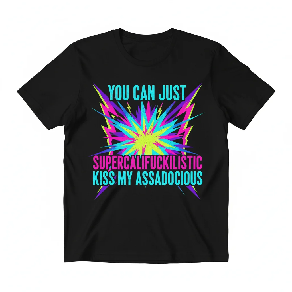 Supercalifuckilistic Attitude Tee – Unleash Your Bold Spirit