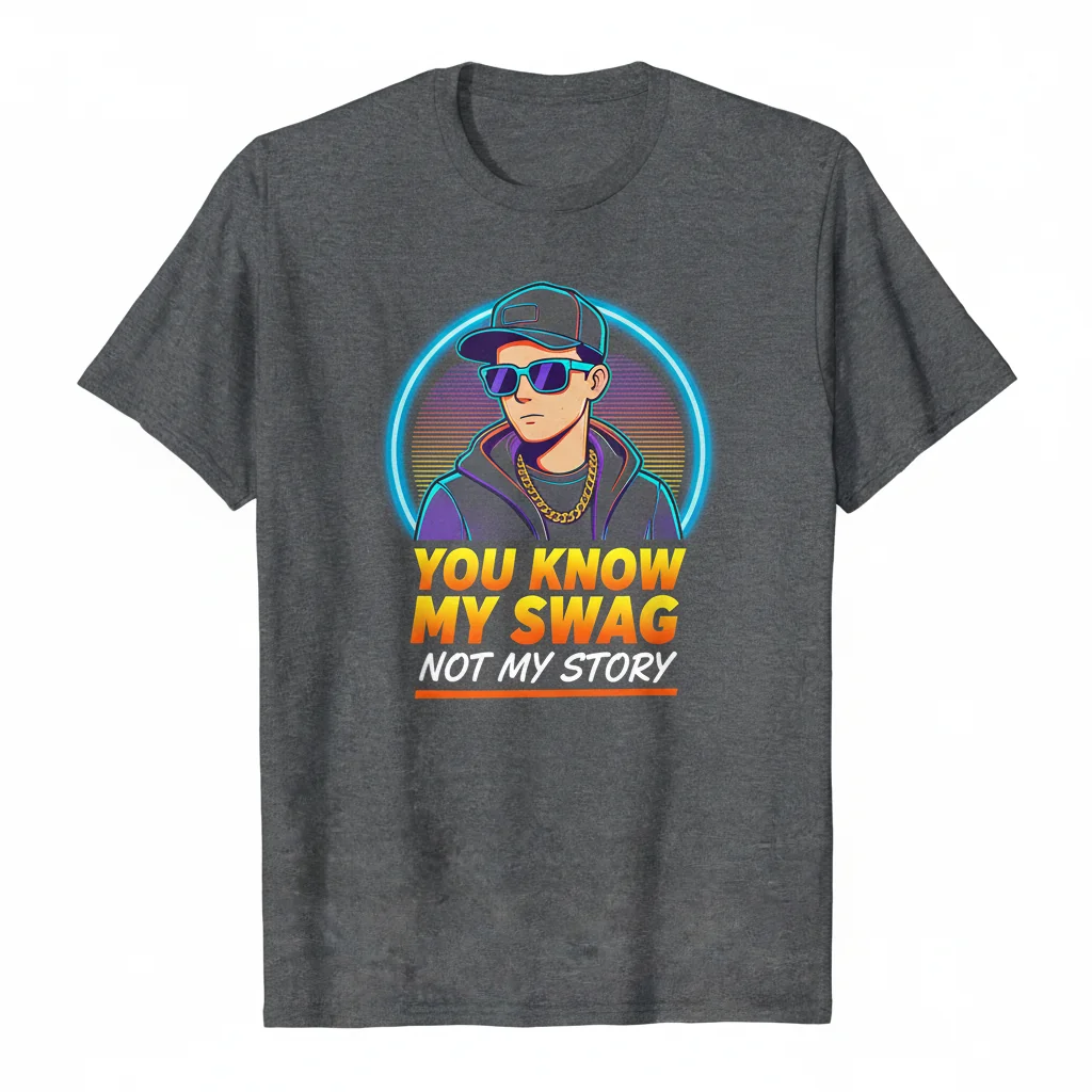 Camiseta Gráfica "Conoces mi Estilo, No mi Historia" - Durabilidad Premium y Ajuste Perfecto