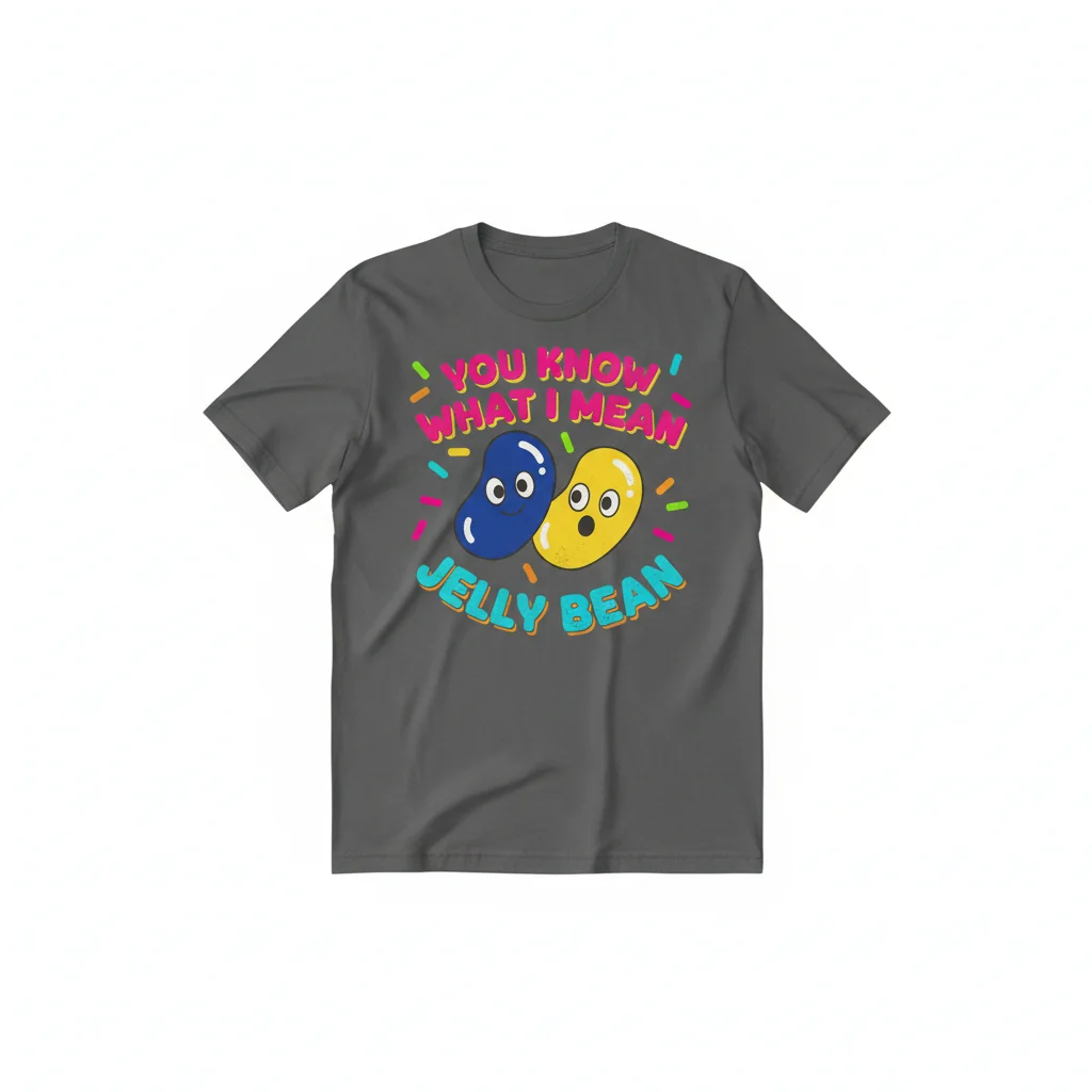 "You Know What I Mean Jelly Bean" Graphic T-Shirt | Funny Quote Tee