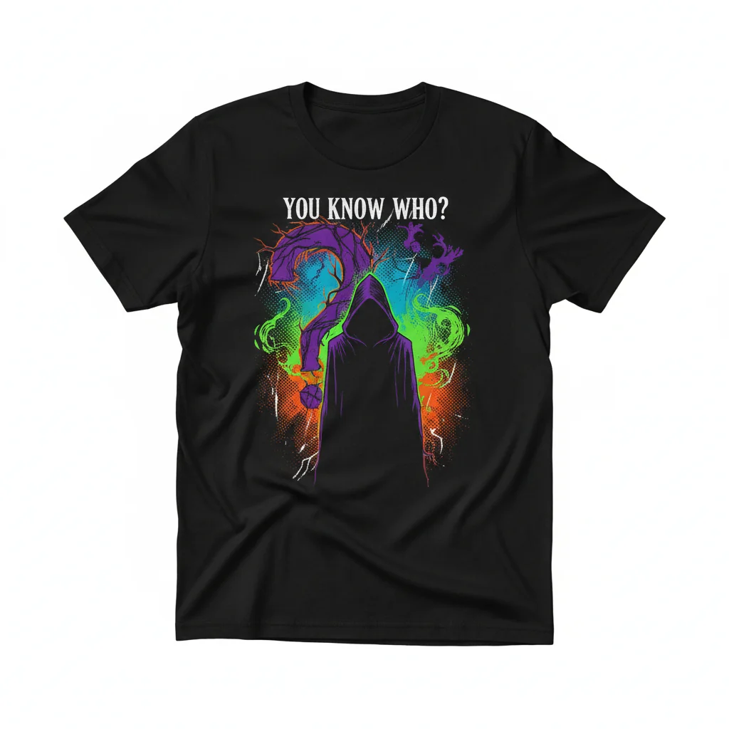 The "YOU KNOW WHO?" Essential T-Shirt: Built to Last, Designed to Impress