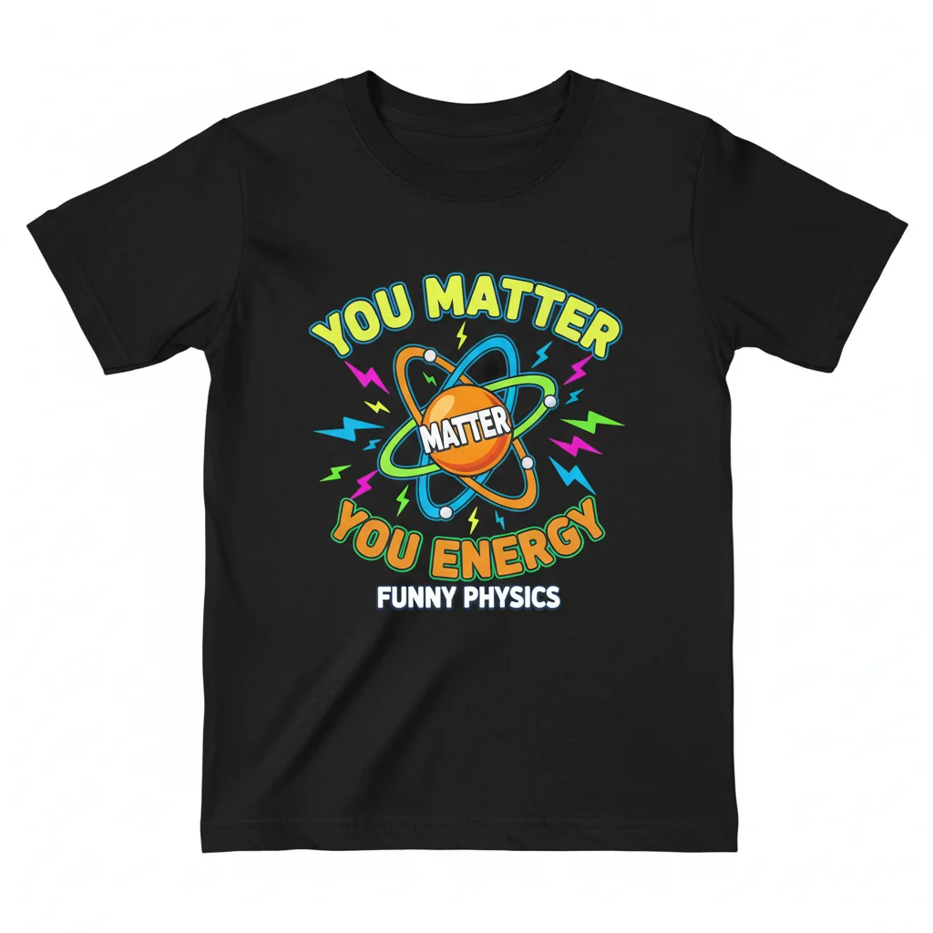 Camiseta 3D 'You Matter You Energy' para Amantes de la Física