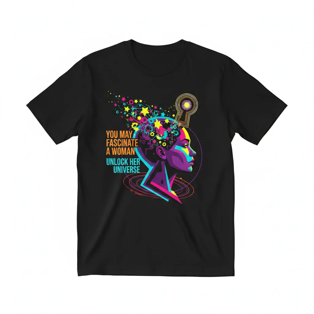 You May Fascinate a Woman Premium Cotton Tee | Novelty & Humor Graphic T-Shirt