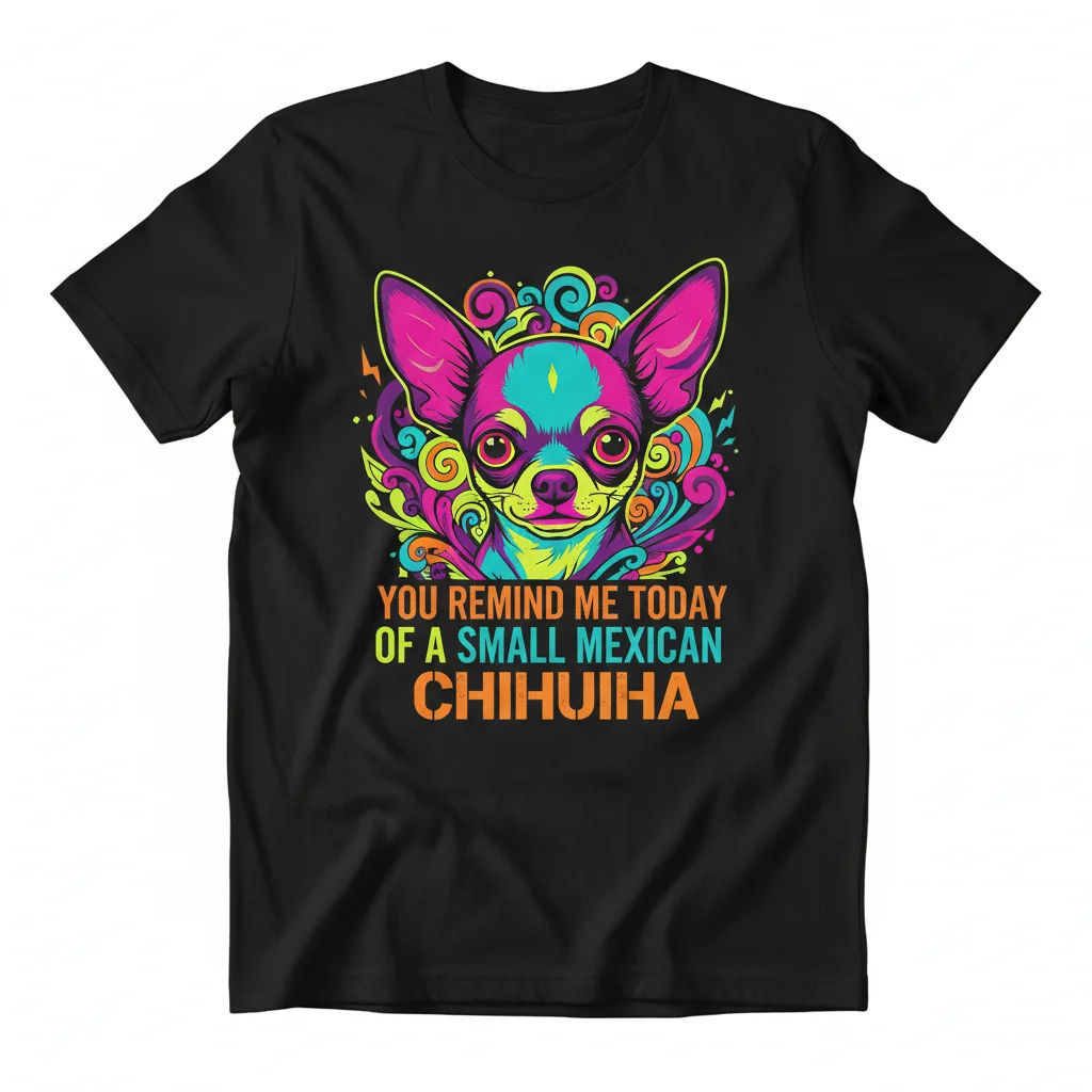 Durable & Vibrant 'Mexican Chihuahua' Unisex T-Shirt – Fade-Resistant Comfort