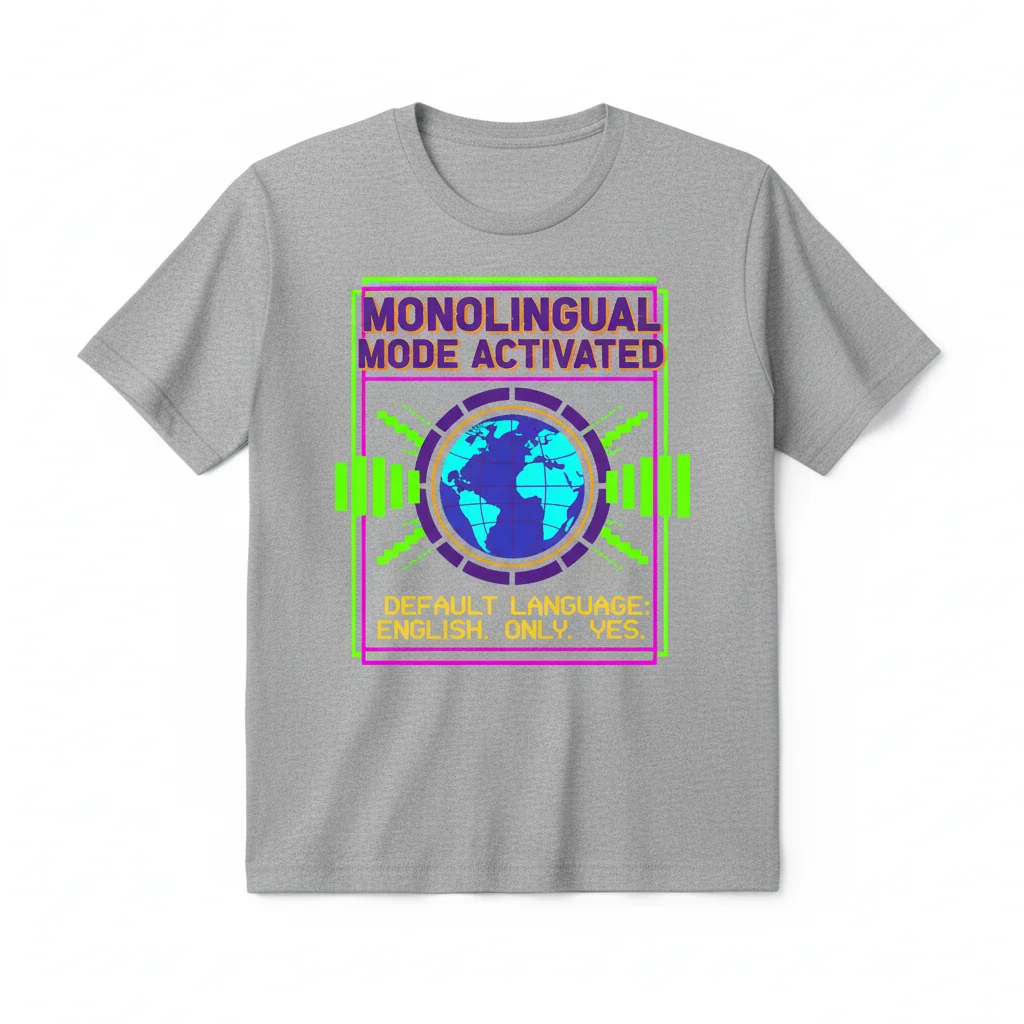 Divertido 'Only Language You Know' Camiseta de Algodón – Sarcasmo & Estilo