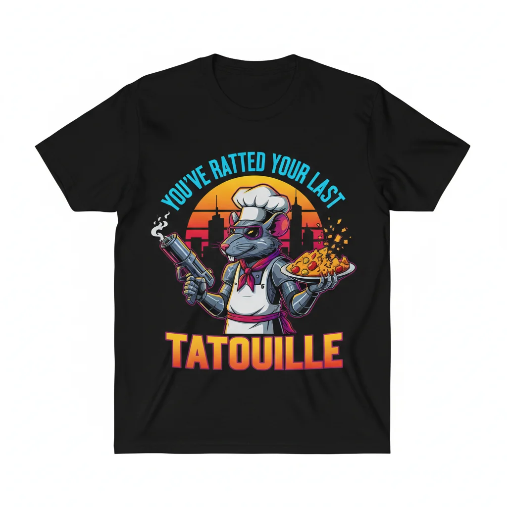 Tatouille's Last Stand: A Culinary Revenge T-Shirt