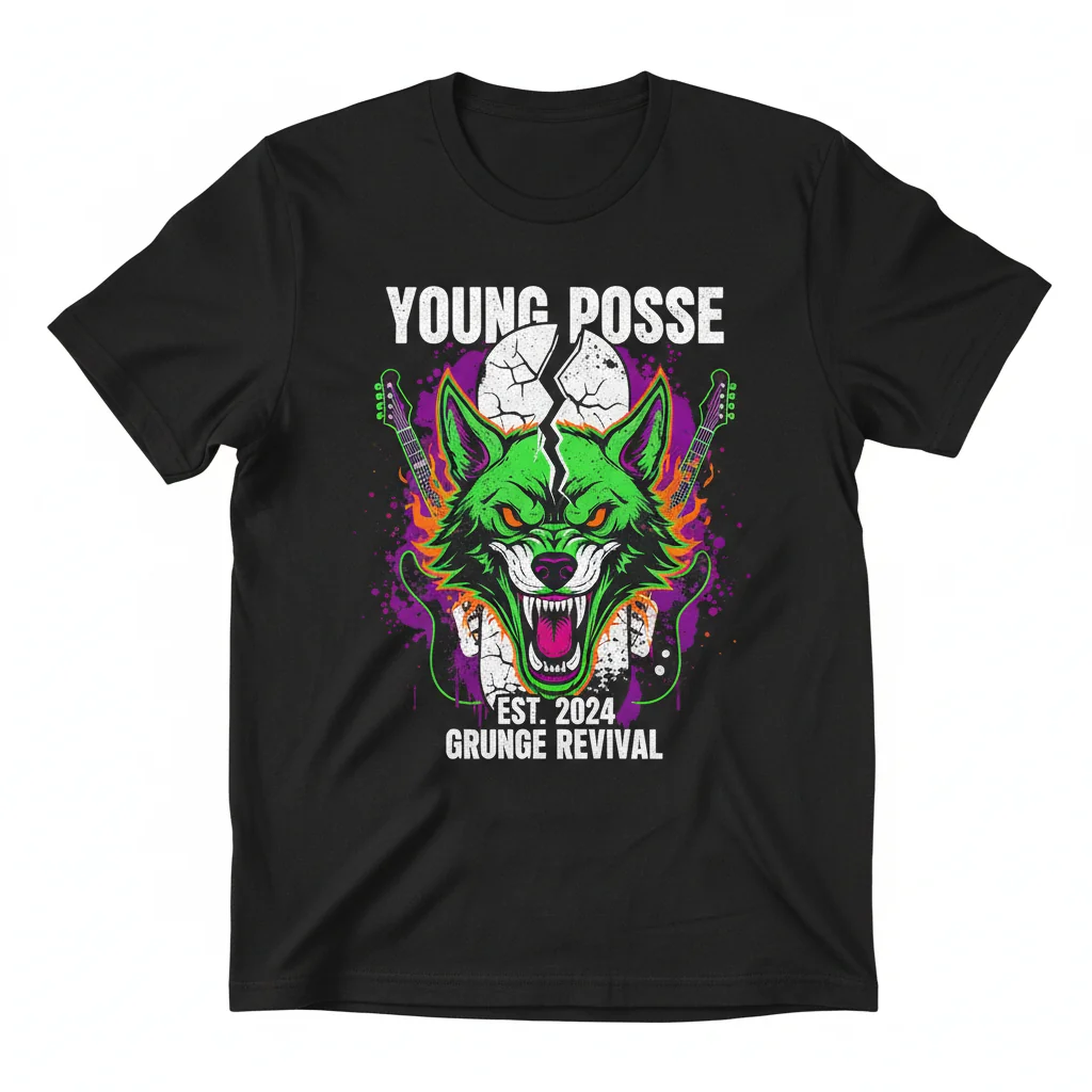 Young Posse Grunge Inspired Essential T-Shirt - Premium Cotton Tee