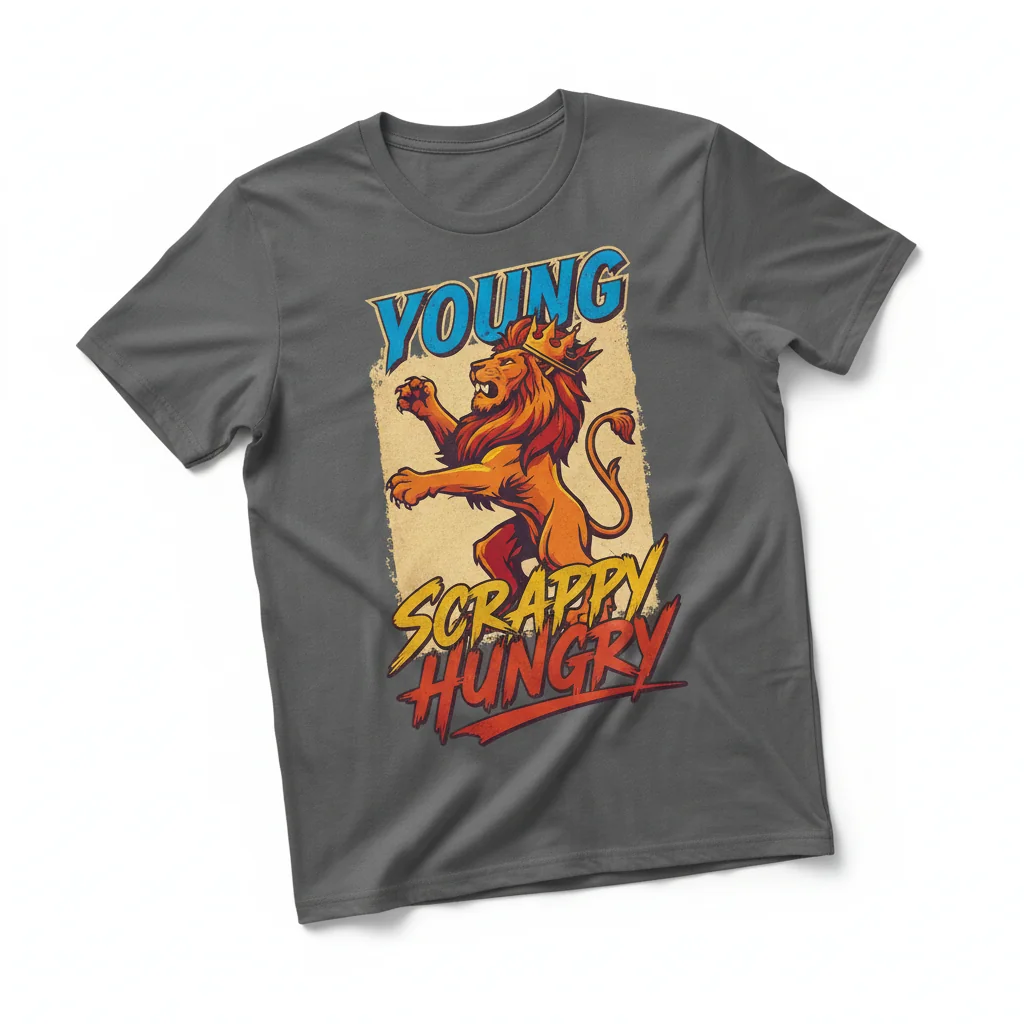 Embrace Your Ambition: Hamilton's 'Young, Scrappy & Hungry' Essential Tee