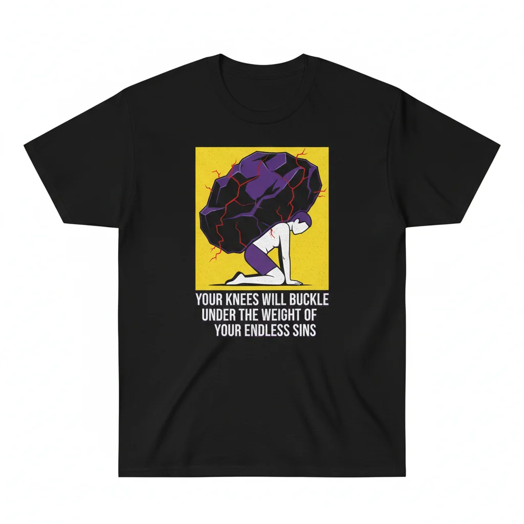 Embrace the Weight: 'Endless Sins' Essential T-Shirt