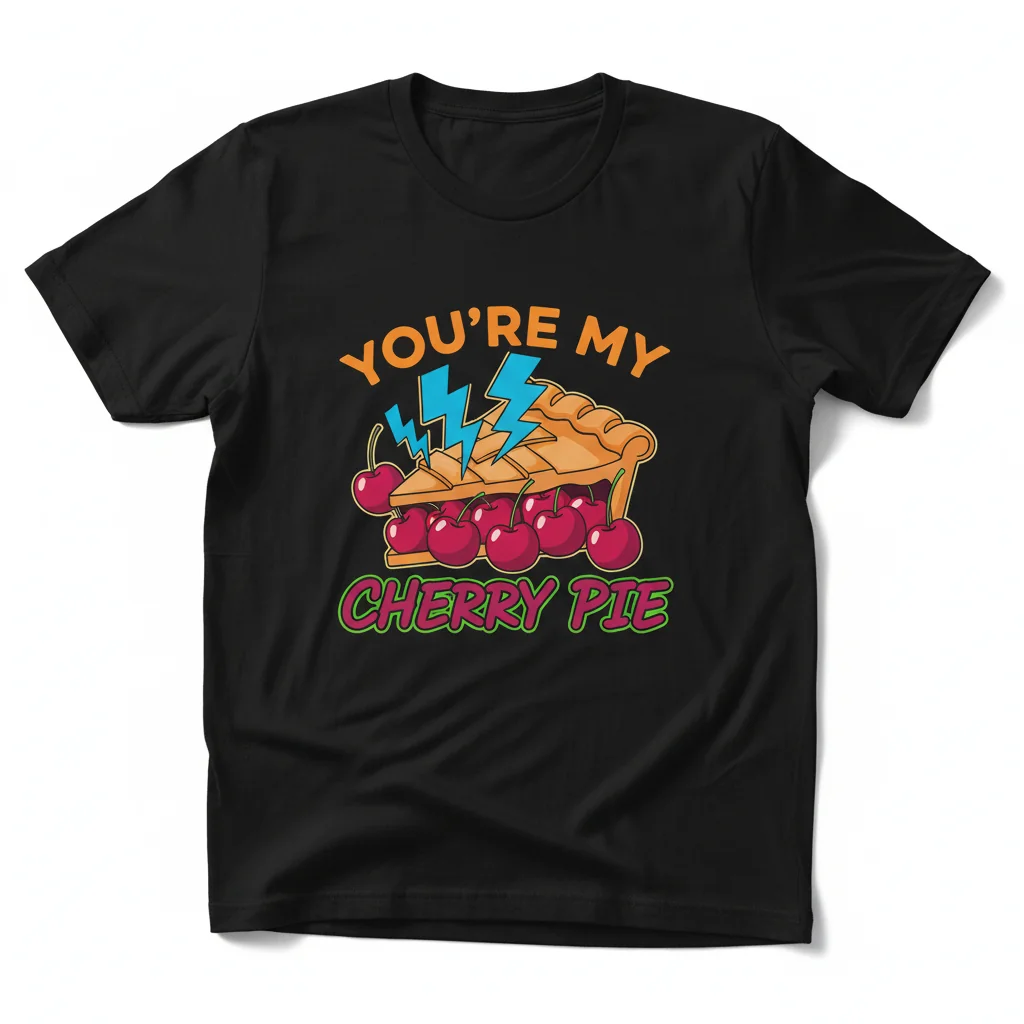 You're My Cherry Pie Shirt - Retro Graphic Tee