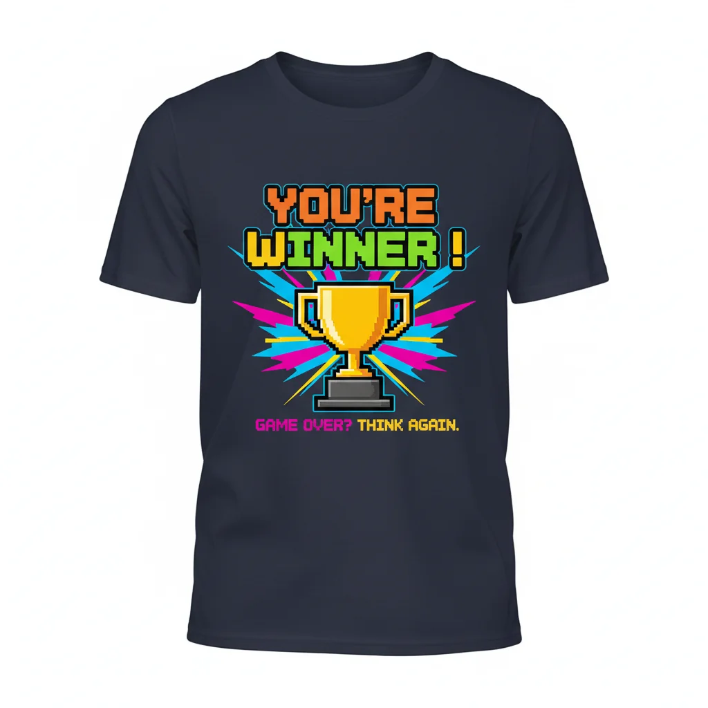 Essential 'YOU'RE WINNER!' T-Shirt - Premium Cotton & Retail Fit