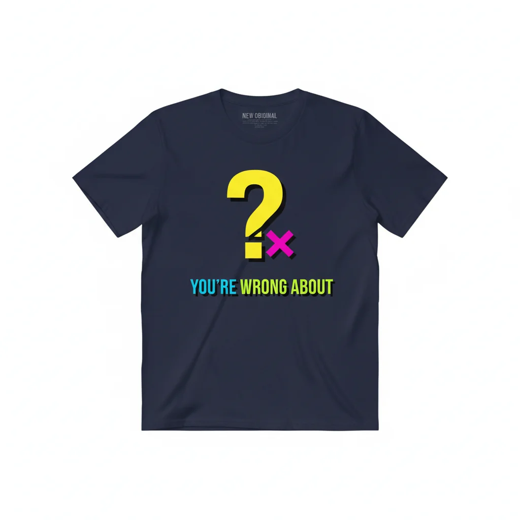 You're Wrong About Essential T-Shirt – Bold & Comfy Statement Tee