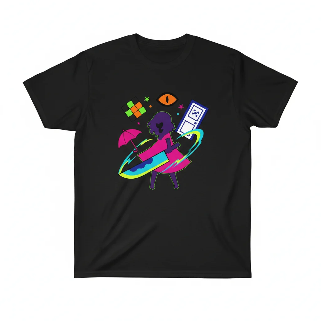 Yume Nikki Madotsuki Cosplay T-Shirt | Anime Video Game Graphic Tee for Fans