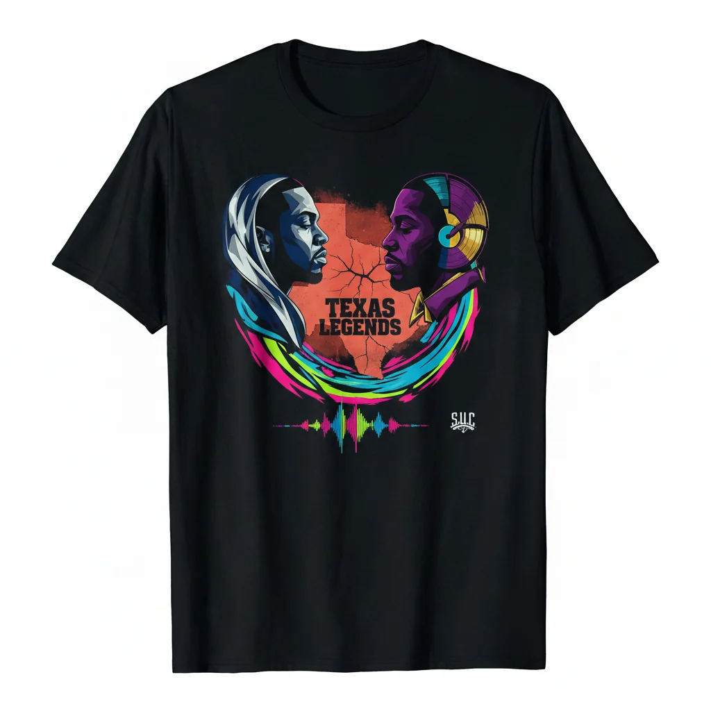 Z-Ro & DJ Screw Texas Legends Tribute Shirt | Premium Heavyweight Tee