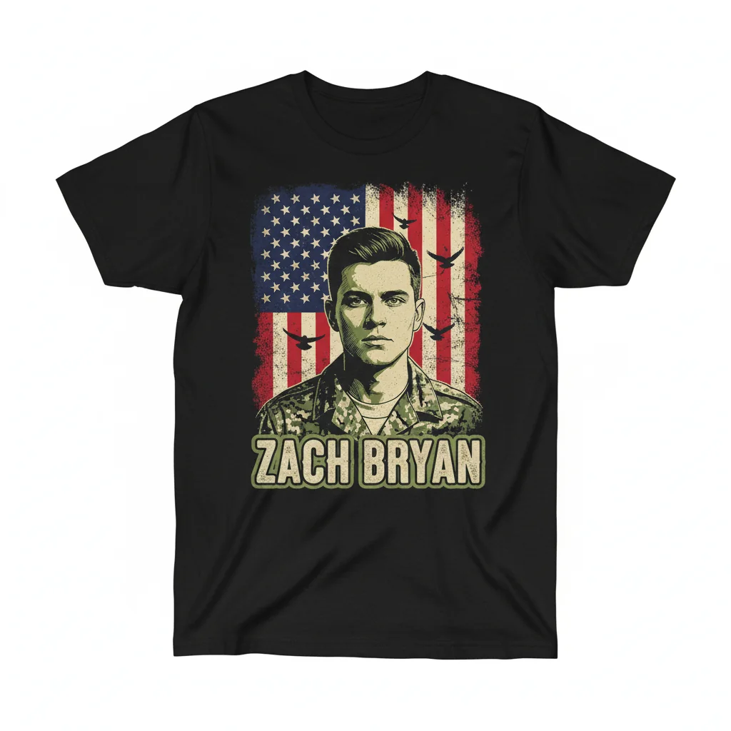 Zach Bryan US Military Flag: An Anthem of American Pride