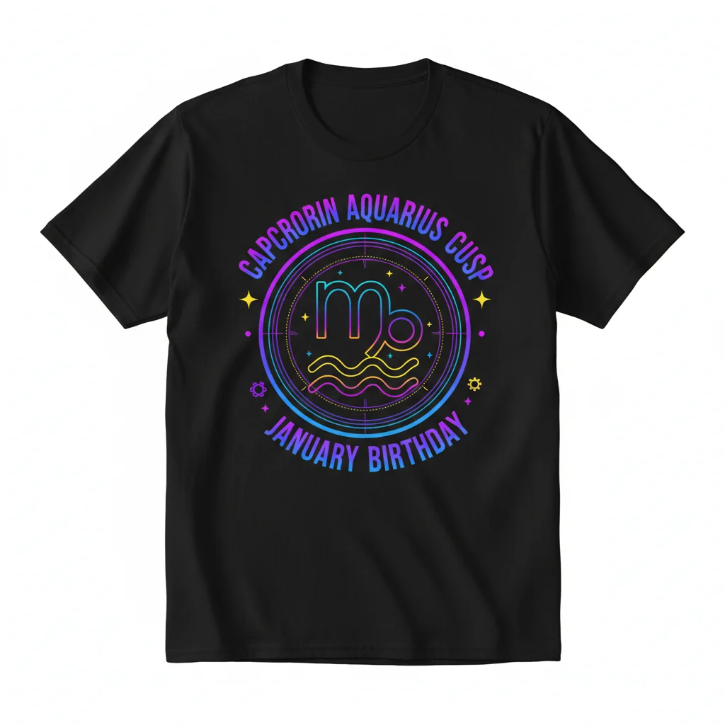 Capricorn Aquarius Cusp Essential Tee
