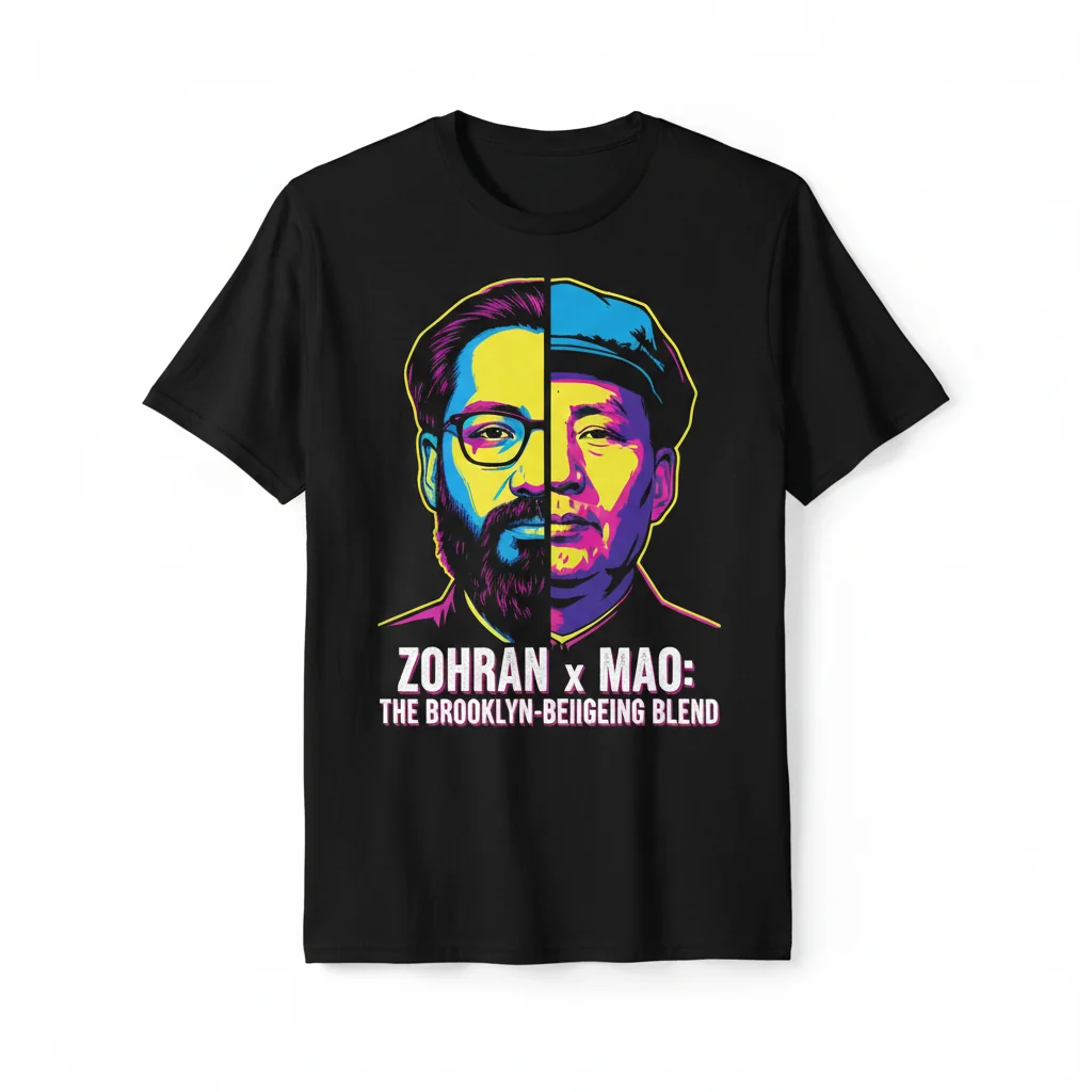 Zohran Mamdani x Mao Zedong Humorous Graphic Tee - Unisex Fit