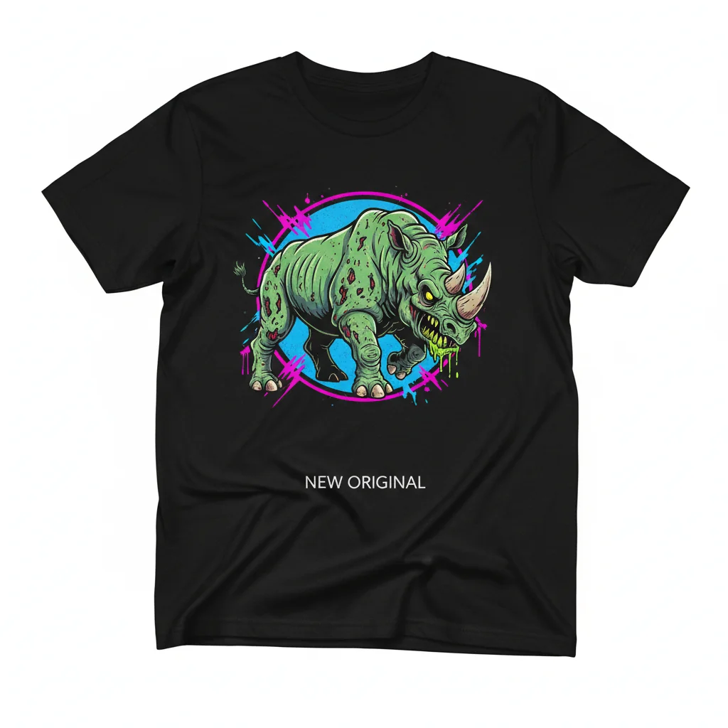Undead Rhino Essential Tee: Street Vibe Icon