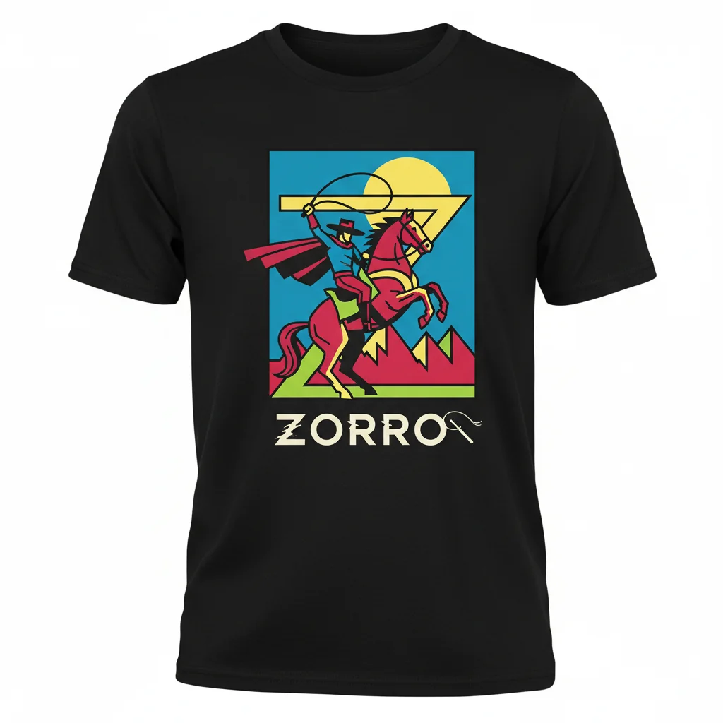 Zorro's Spirit: The Whip of Z Active Tee