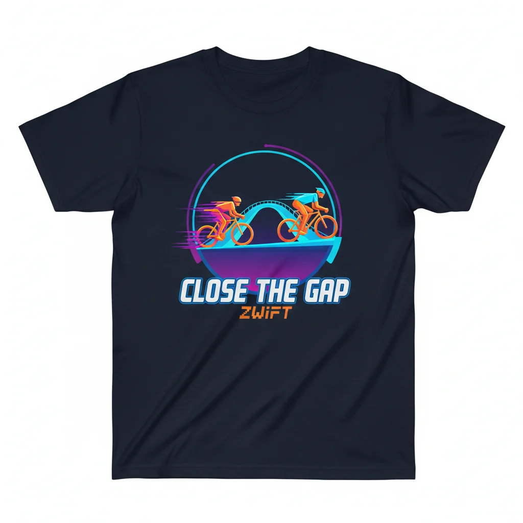 Zwift "Close the Gap" Unisex Active T-Shirt – Performance & Style